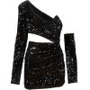 Maria Sequined Velvet Mini Dress 3