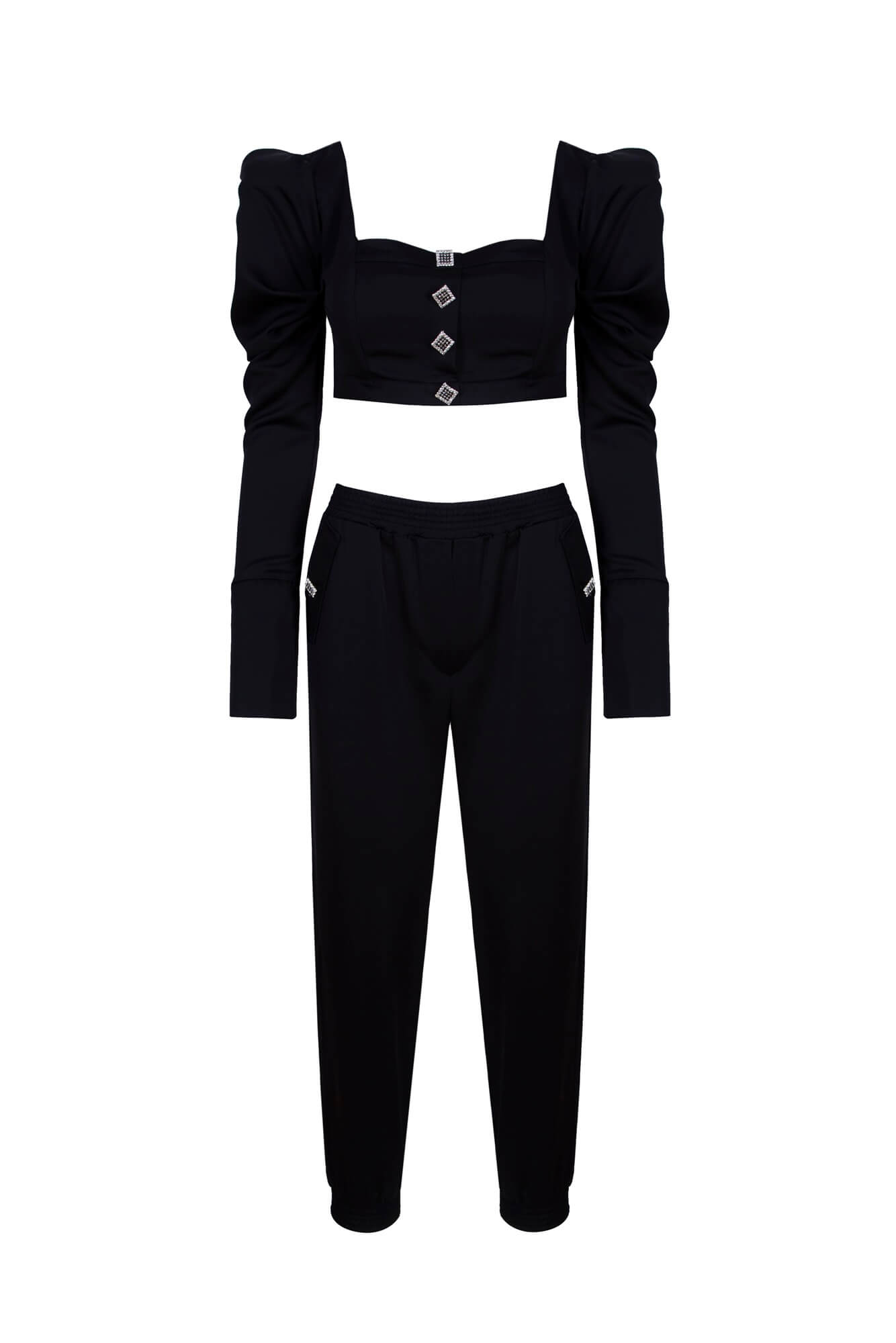 Lola Puff Seleeve Top & Pants 1 Lola Puff Seleeve Top & Pants