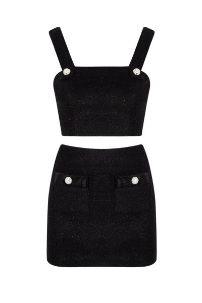 Banco Velvet Skirt & Top