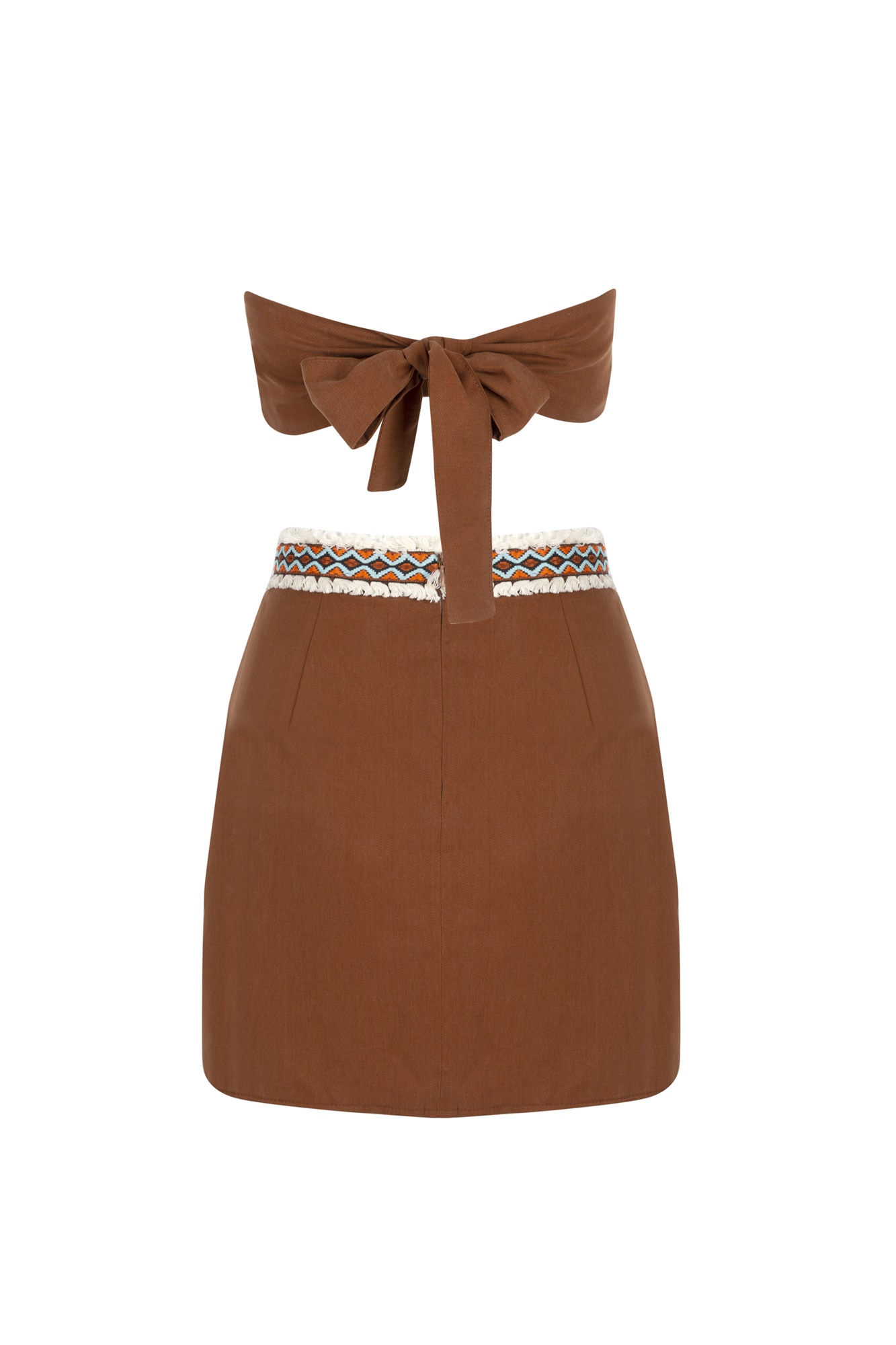 Bohemian Crop & Skirt Natural 3 Bohemian Crop & Skirt Natural - Görsel 3