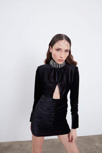 Alternative view of Laura Velvet Mini Dress