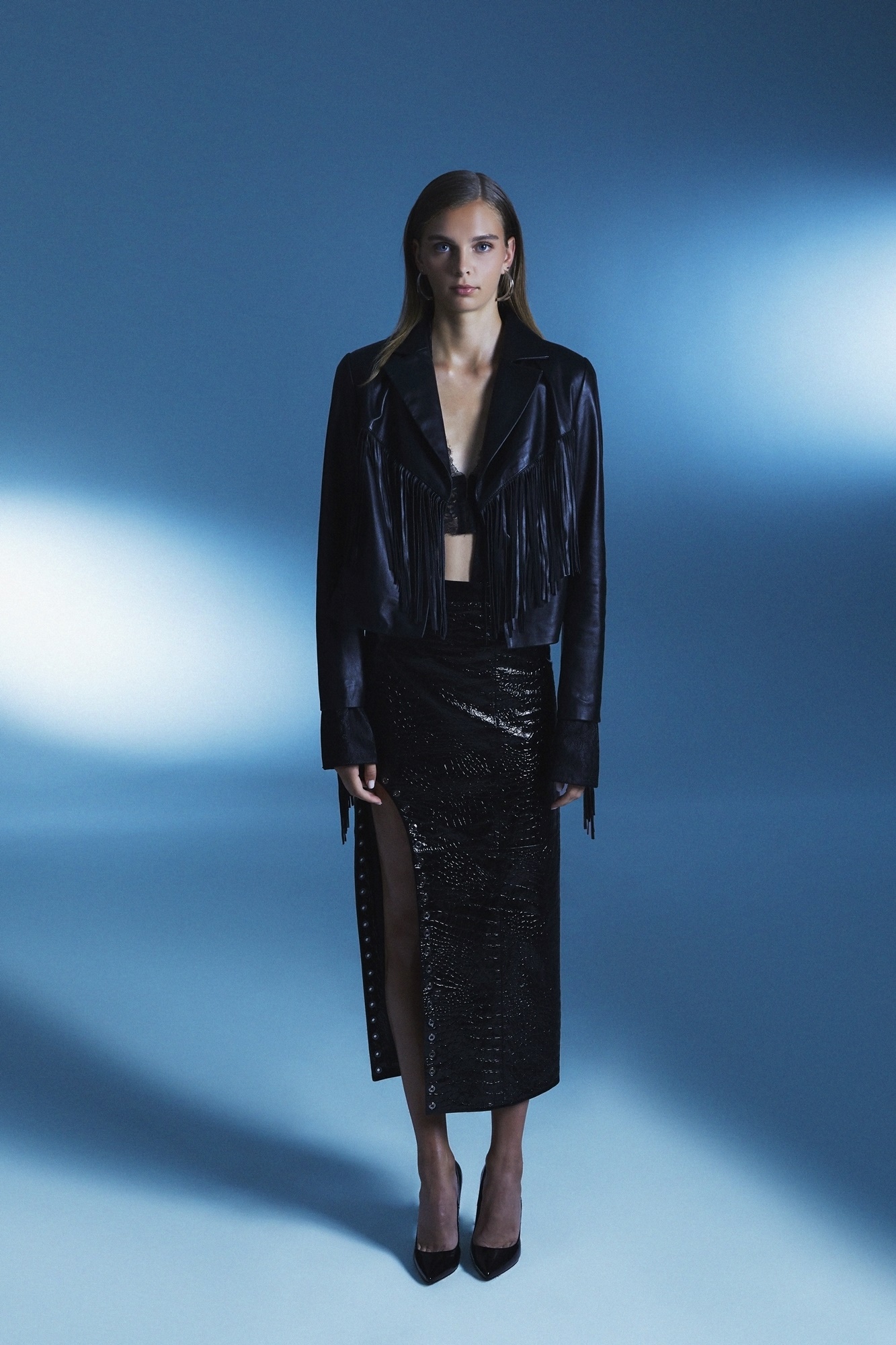 Clara Leather Skirt 1 Clara Leather Skirt